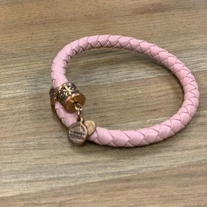 Alex and Ani pink rope bracelet